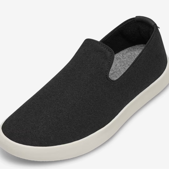 Allbirds NWT NIB Wool Loungers - Classic True Black, Cream Sole - Women’s Size 8 - Picture 3 of 12